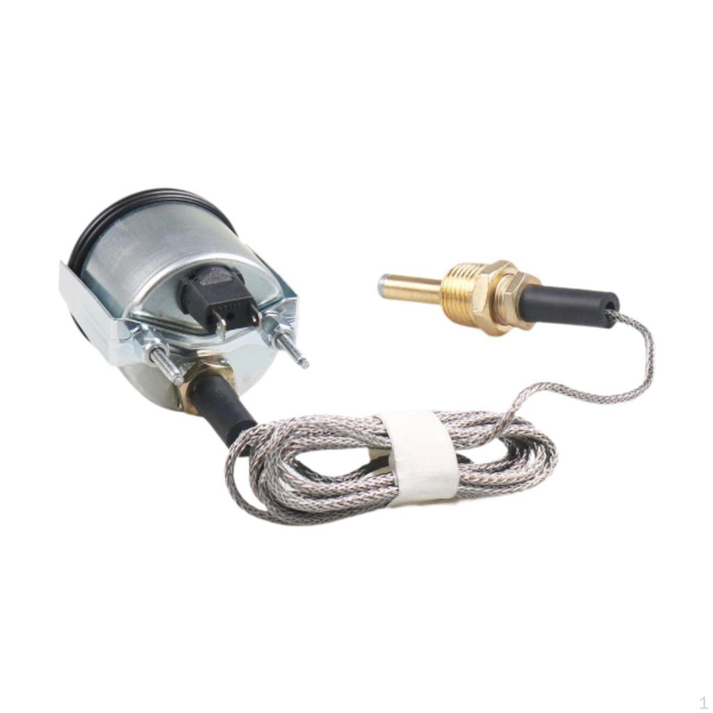 Car Mechanical Temp Gauge Engine Vehicle Instrument Water Temperature Meter 12V 56 Mm for