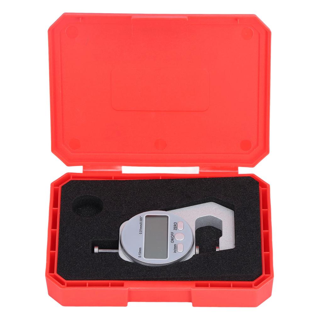 Digital Thickness Gauge 0 To 10mm Auto Power Off System Conversion Button Electronic Thickness Meter