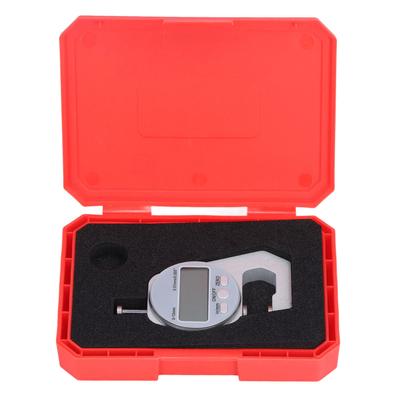 Calibrador de Espesor Digital de 0 a 10 mm Sistema de Apagado Automático Botón de Conversión Medidor Electrónico de Espesor