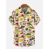 Men's Shirts Mexican Style Skull Pattern 3D Print Tops New Summer  Casual Fashion Beach Party Tops Short Sleeves Men Clothing