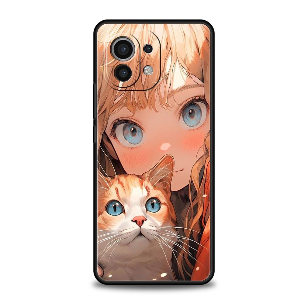 Phone Case For Xiaomi Mi 15 14 14T 13T 12T Pro 12 13 11 Lite 5G 11T X6 X5 Pro Soft TPU Cover Cartoon Funny Boy Girl Couple