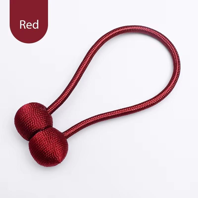 Headphone Curtain Strap with Light Luxury and High-grade Strap Magnetic Curtain Buckle Ring Bed Curtain Folding Rope Strap