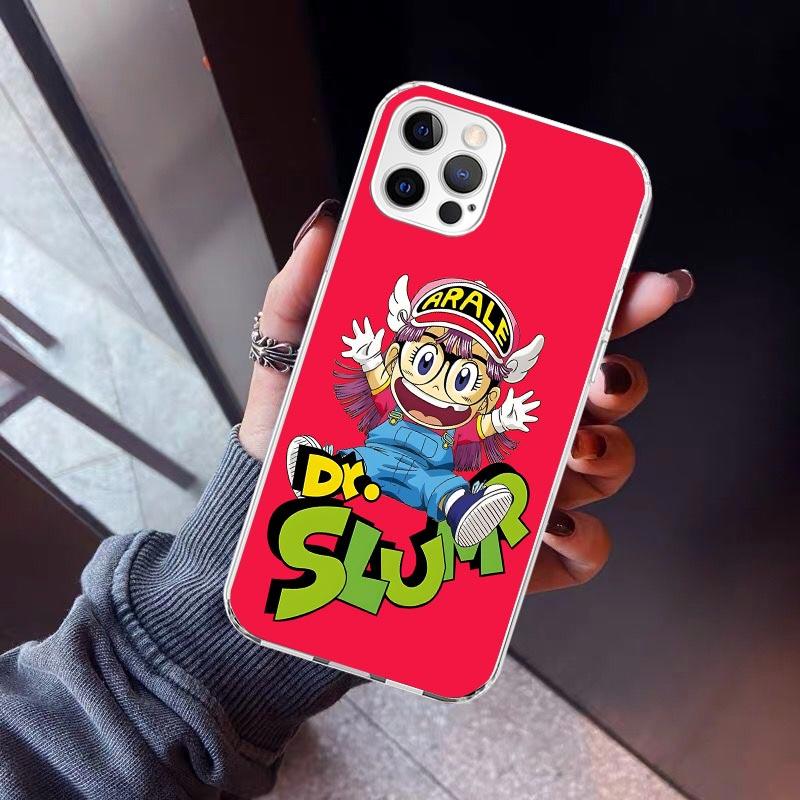 Arale Dr Slump Phone Case For iPhone 17 Air 11 13 Mini 14 15 Plus 16 12 Pro Max 16E SE 7 8 Pattern Soft TPU Back Cover  17 Air 1