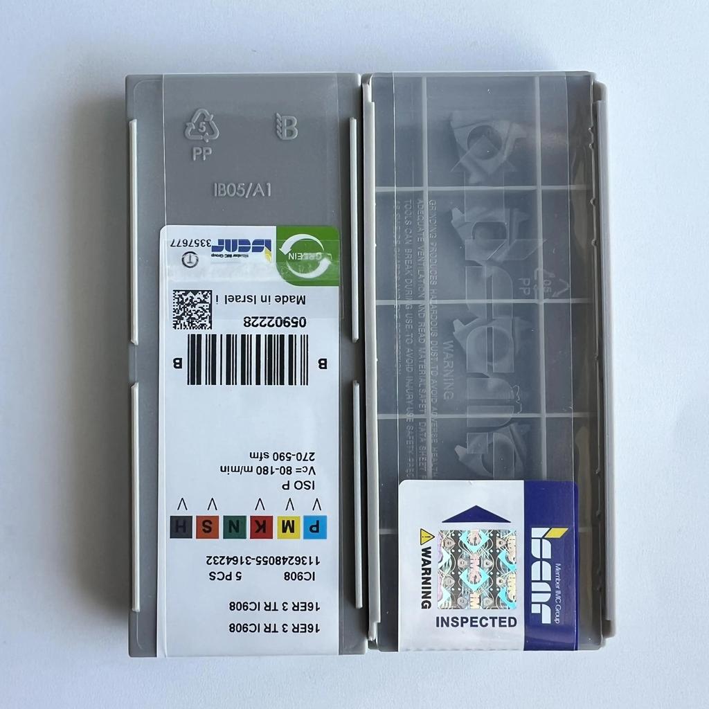 ISCAR / 16ER3TR IC908 /Industrial indexable carbide inserts 10 Pcs