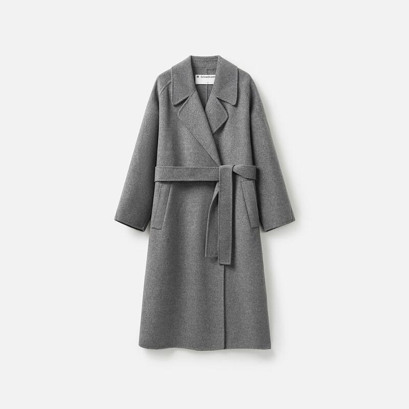 Women's Korean Style Mid-length Wool Blend Coat