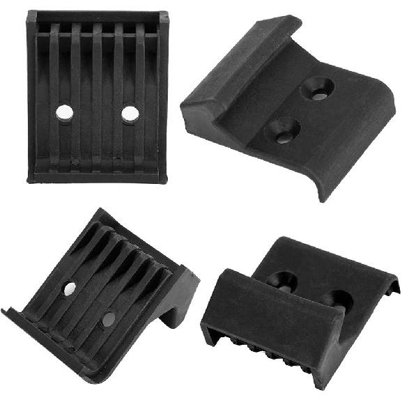 Tire Changer Clamp Cover 4pcs Tire Changer Jaw Protectors, Tire Repairing Replacing Changer Clamp Jaw Guard Protective Plastic Cover, Coats Rim Clamp