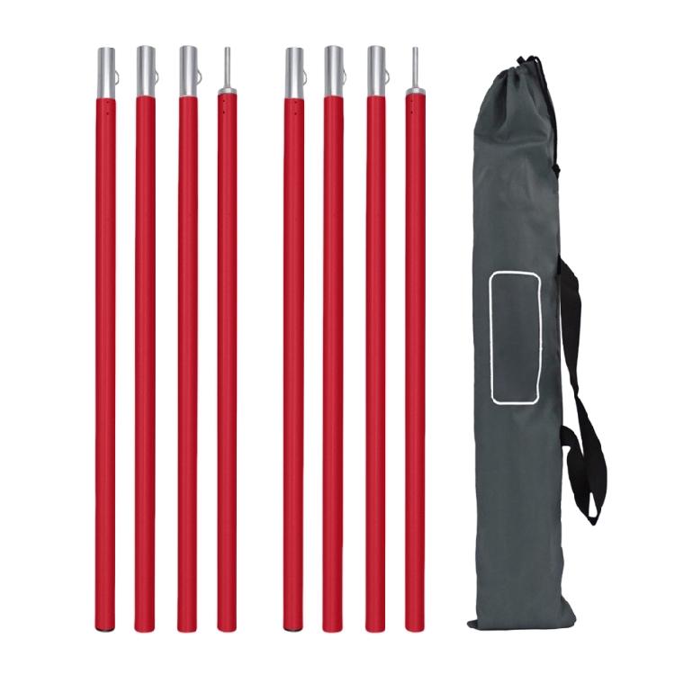 1Set Extendable Tarps Support Whole Weather Camping Poles Segments Tent for Outdoor Shelters