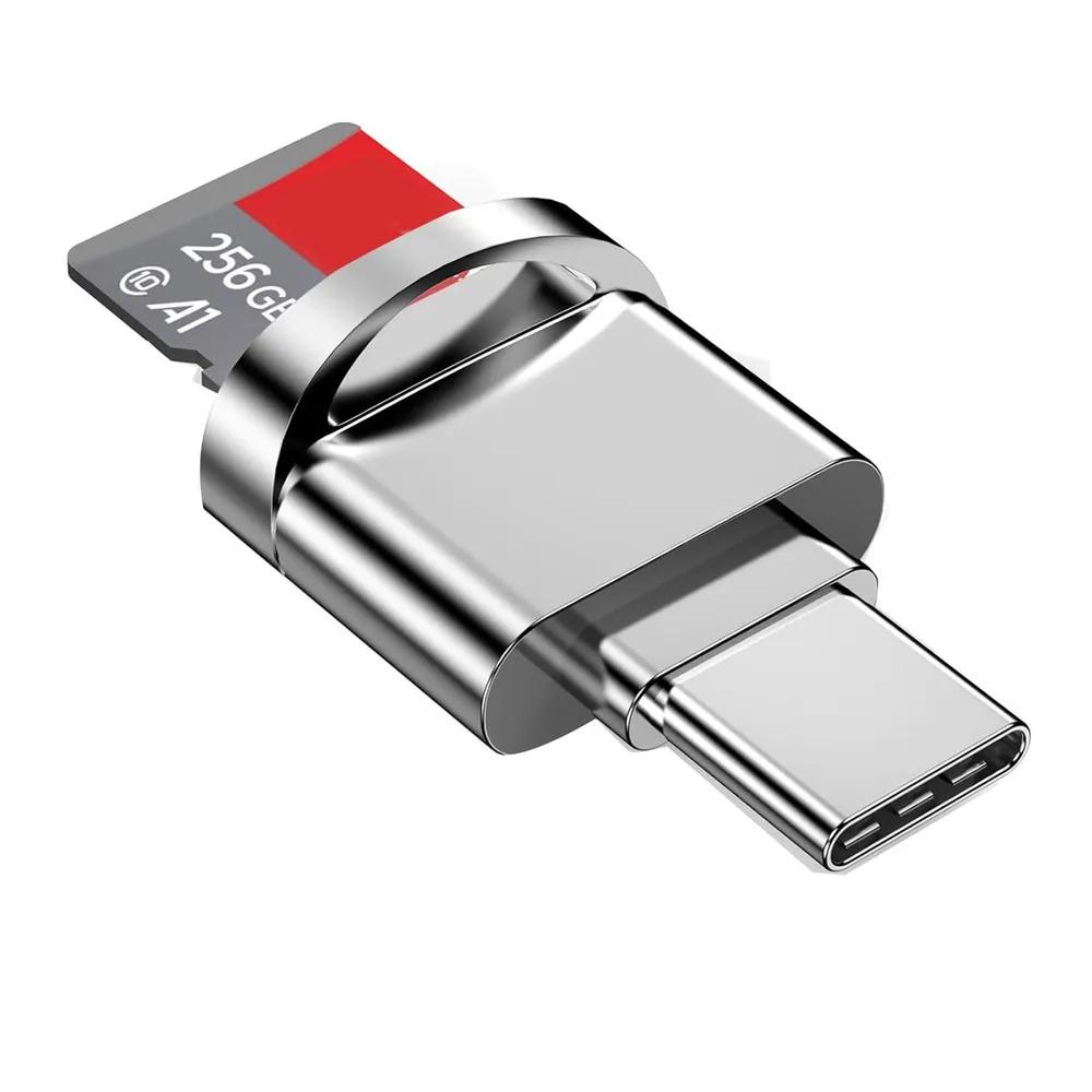 Micro-SD card reader adapter, USB Type C - Micro-SD / TF adapter for Type-C, B