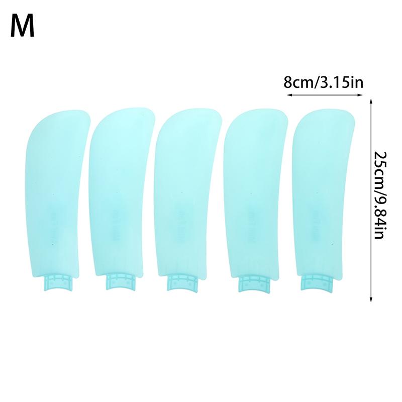 5Pcs/set Durable Plastic Fan Blades Universal Direct Insertion Small Fan Leaves 17.5/25/29.5cm Replacement Accessories For DIY
