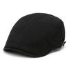 New men's beret solid color casual simple cap fashion personality British retro hat trendy version