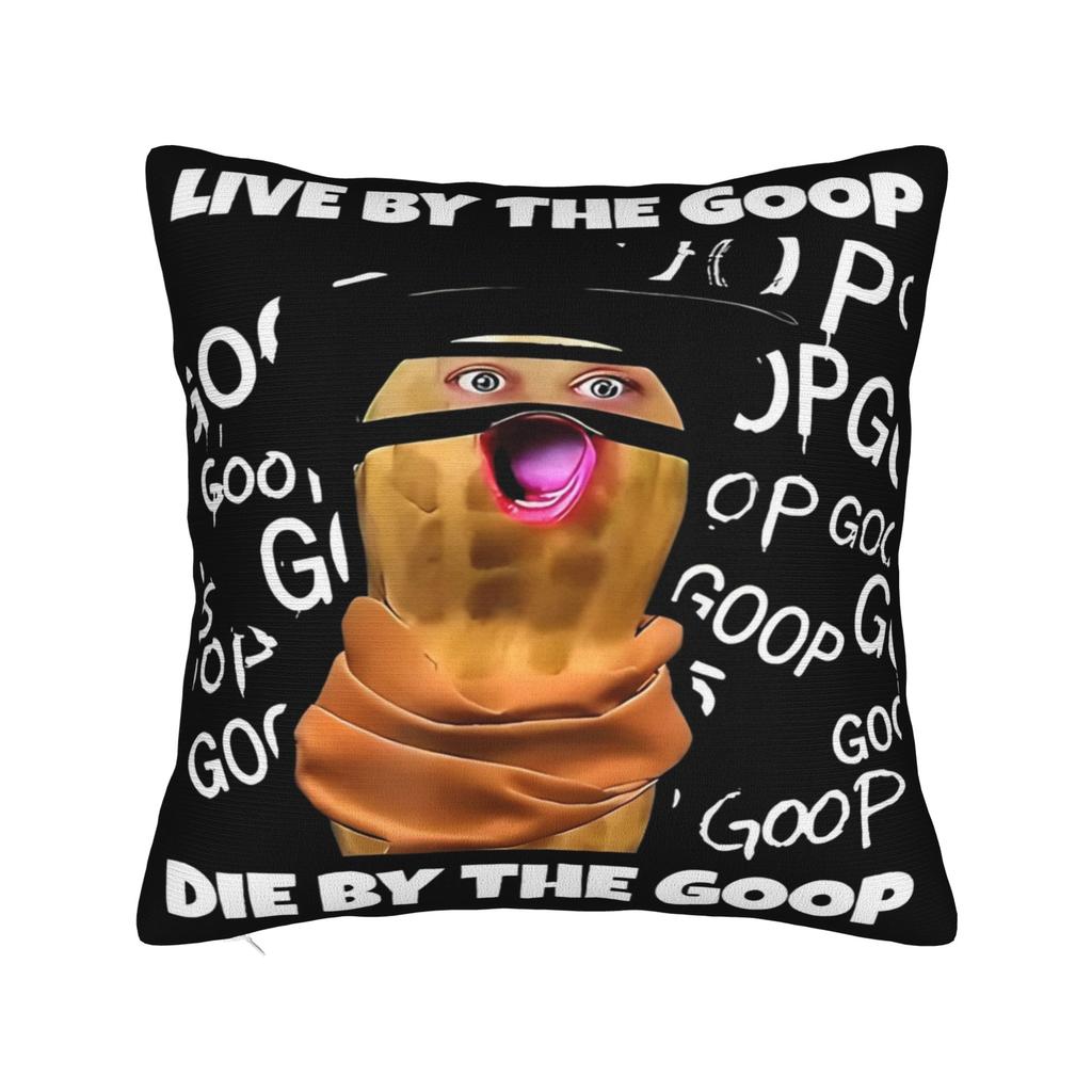 Kuddfodral Roligt The Burnt Peanut GOOP Bungulator Design Kuddfodral För Soffa Soffa Säng Vardagsrum Sött Roligt Kuddfodral