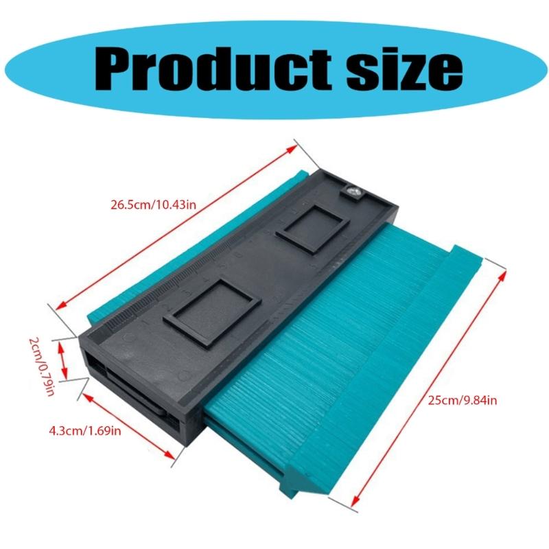 Irregular Shape Duplicator Gauge Woodworking Profile Tool Construction Ruler Scribe Tool Outline Measuring Ruler