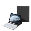 iPad Air 11th Gen Leather Case with Magnetic Backlit Keyboard and Pen Holder - Fits Pro 11/10.9