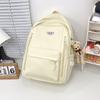 Schoolbag wholesale simple trend waterproof large capacity backpack female shoulder casual lulu bag student schoolbag junior high school students new