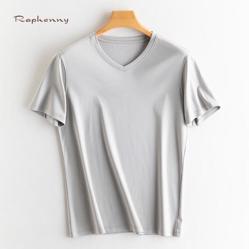 Raphenny Men s Commuter V-Neck Short-Sleeve T-Shirt L