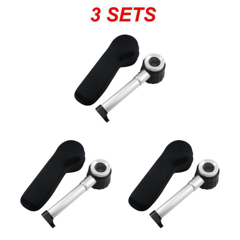 Magnifier 45X Dermatoscope Handle Smooth Clear Vision with Measure Scale 45X Type B Bigger Vision with UV Light