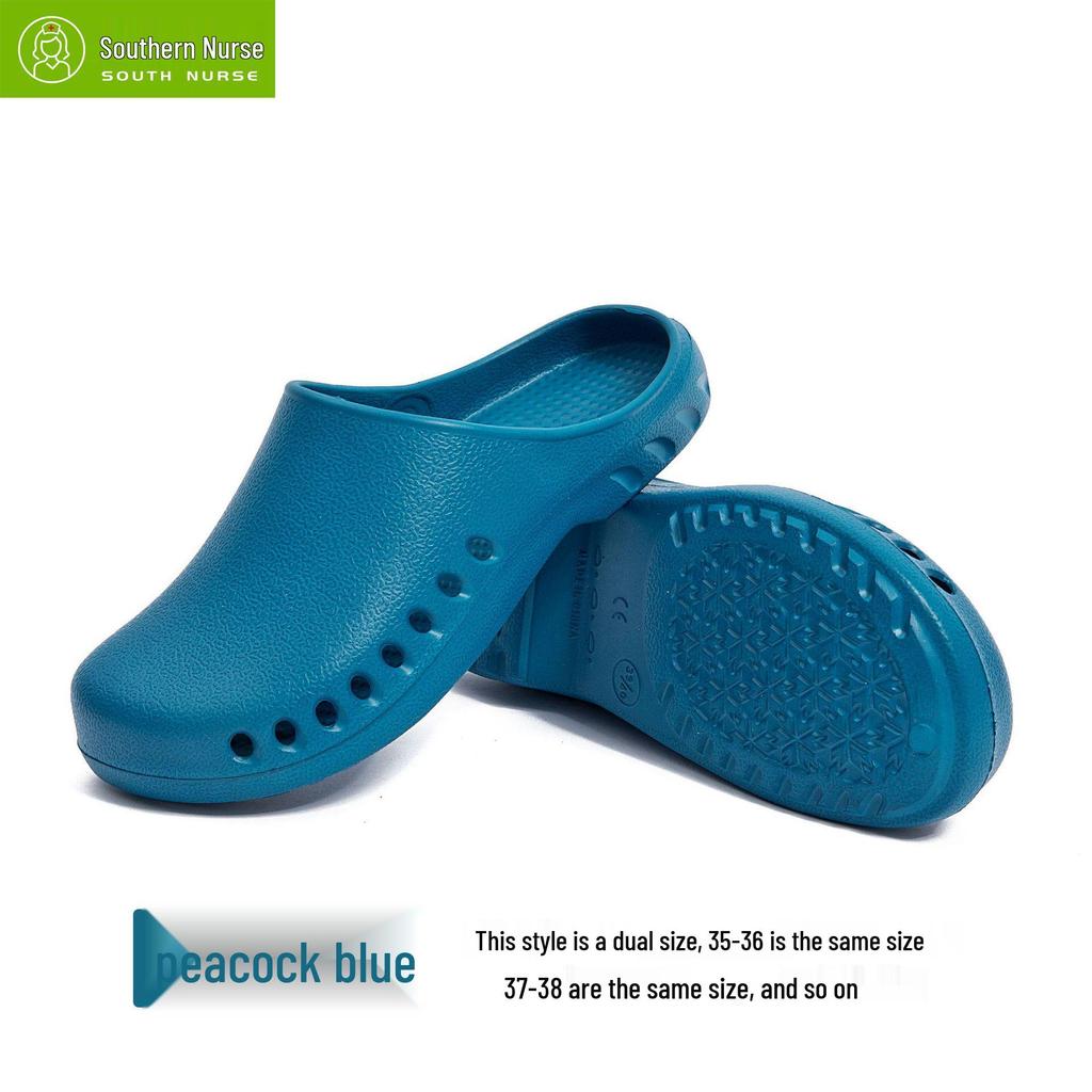 Non-Slip Closed Toe Surgical Slippers: Lab & Operating Room Protective Footwear for Nurses