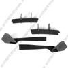 Car Rear Bumper Diffuser Fit For Ford Mustang 2018 2019 2020 2021 Body Kit Black Clip installation ABS Plastic