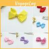 Children Hair Clips With Blue Ribbon Butterfly Bow For Girls Gift Pack