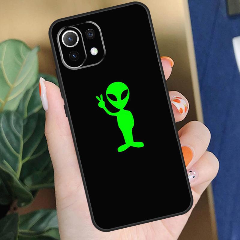 Cartoon Alien Case For Xiaomi 15T 14T 13T Pro 14 15 Ultra 17 Pro Max POCO X7 F8 Pro X5 X6 F5 F6 F7 Coque