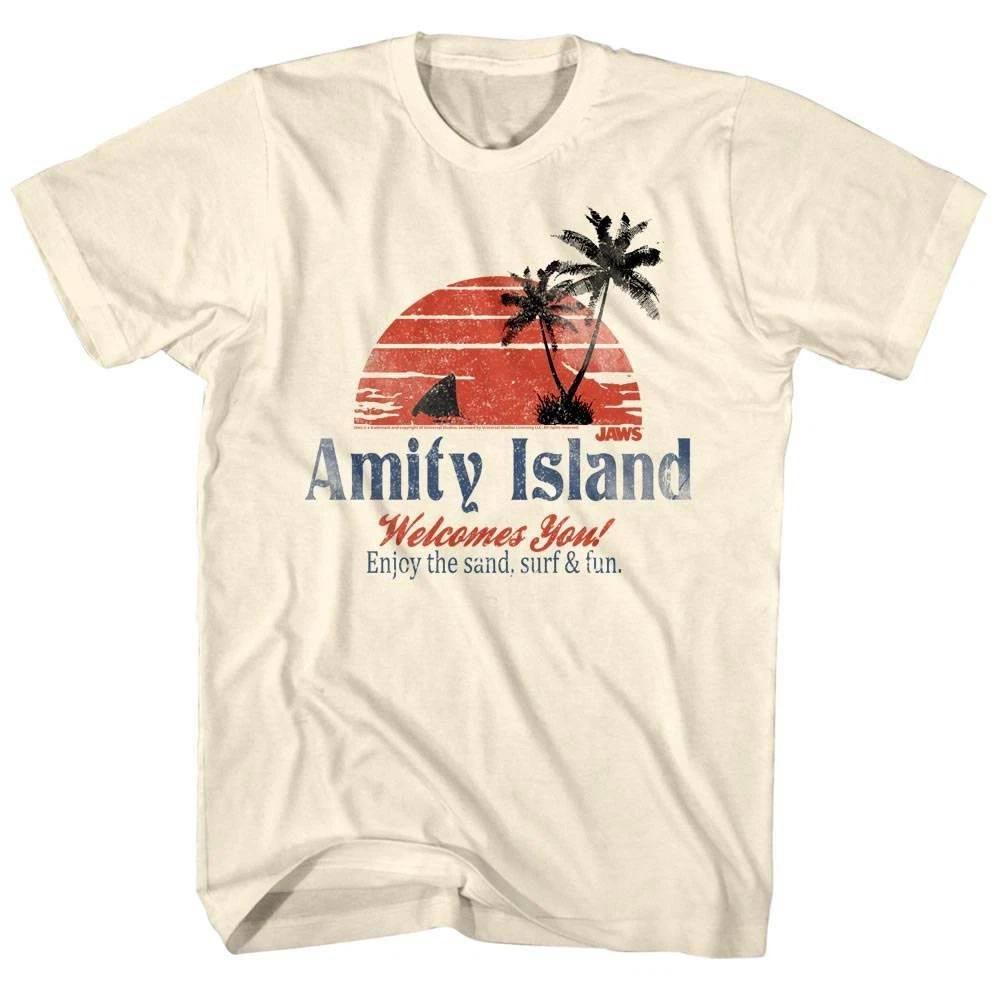 Jaws Amity Island Sunset Men s T Shirt S