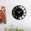 Acrylic Wall Clock Large Wall Clock Modern Style Silent Festival Gift Round Wall Clock for Kitchen Hotel Bathroom Decoration