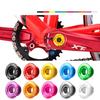 Aluminium Alloy Chainwheel Cranks Screw M15 Mountain Bike Crankset Crank Cover