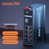 keepLINK Industrial Fiber Optic Ethernet Converter Switch