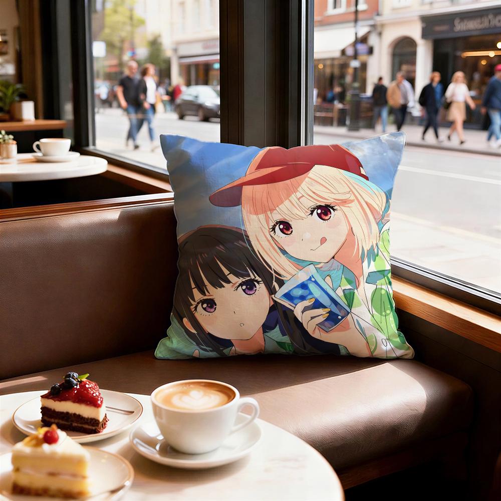 

Anime Lycoris Recoil Cushion Cover Decorative Cushions Covers Cover Sofa 50x50 Pillow 4 Piece 45x45 40x40 Pillowcase 30X30cm