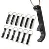 Deer Antler Opener Keychain 12-piece Set (5.5cm) (Black)