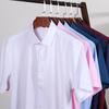 Men's new short sleeve shirt bamboo fiber casual non-ironing spring and summer shirt top high quality slim dress