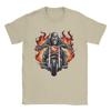 Skull Biker TShirt Unisex  Casual Cotton Tees Round Neck Short Sleeve T Shirts New Arrival Clothing