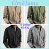 Herfst En Mannen Zomer Mode Nieuwe Collectie Kraag Top Effen Kleur Casual Lange Mouw Veelzijdig Casual Overhemd