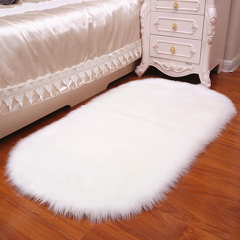 Australian Imitation Wool Long Pile Rug for Living Room, Bedroom, or Bay Window