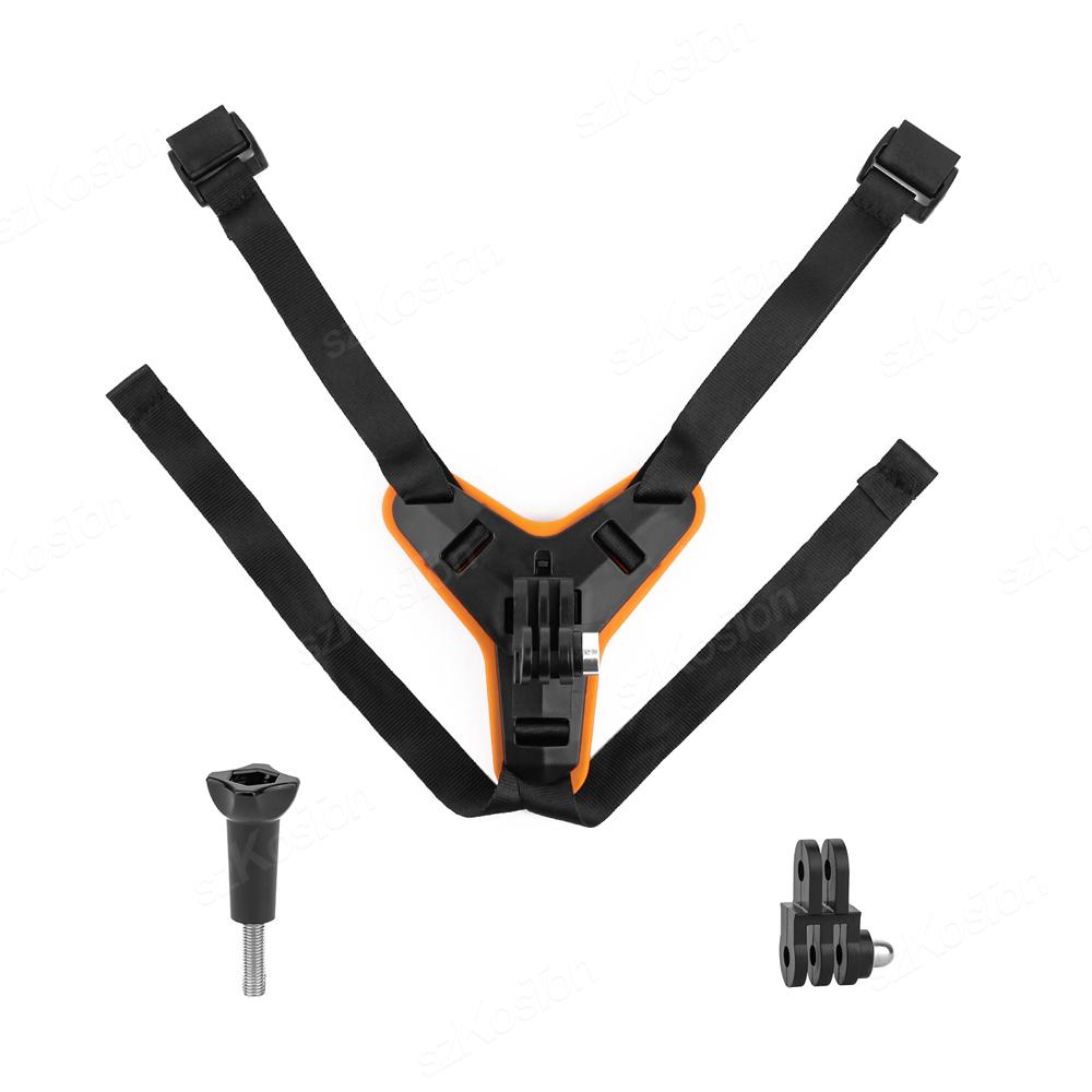 Motorcycle Helmet Chin Strap Mount For GoPro Hero 12 11 10 9 8 Insta 360 X3 GO 3 Xiaomi Yi SJCAM DJI Action 3 4 Accessories