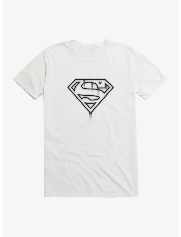 Comics SuperUnisex Ink Logo White TShirt S