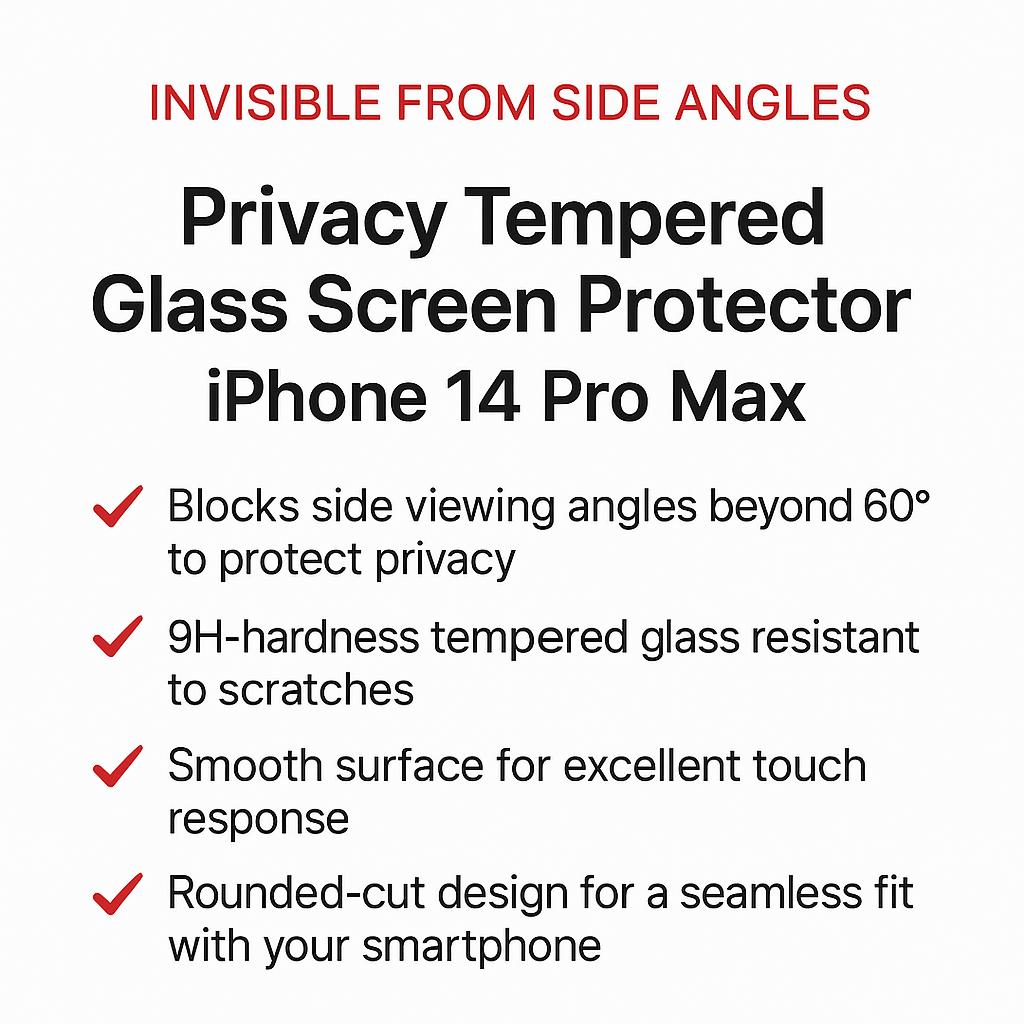 The Korean Trend: iPhone 14 Pro Max Privacy Screen Protector