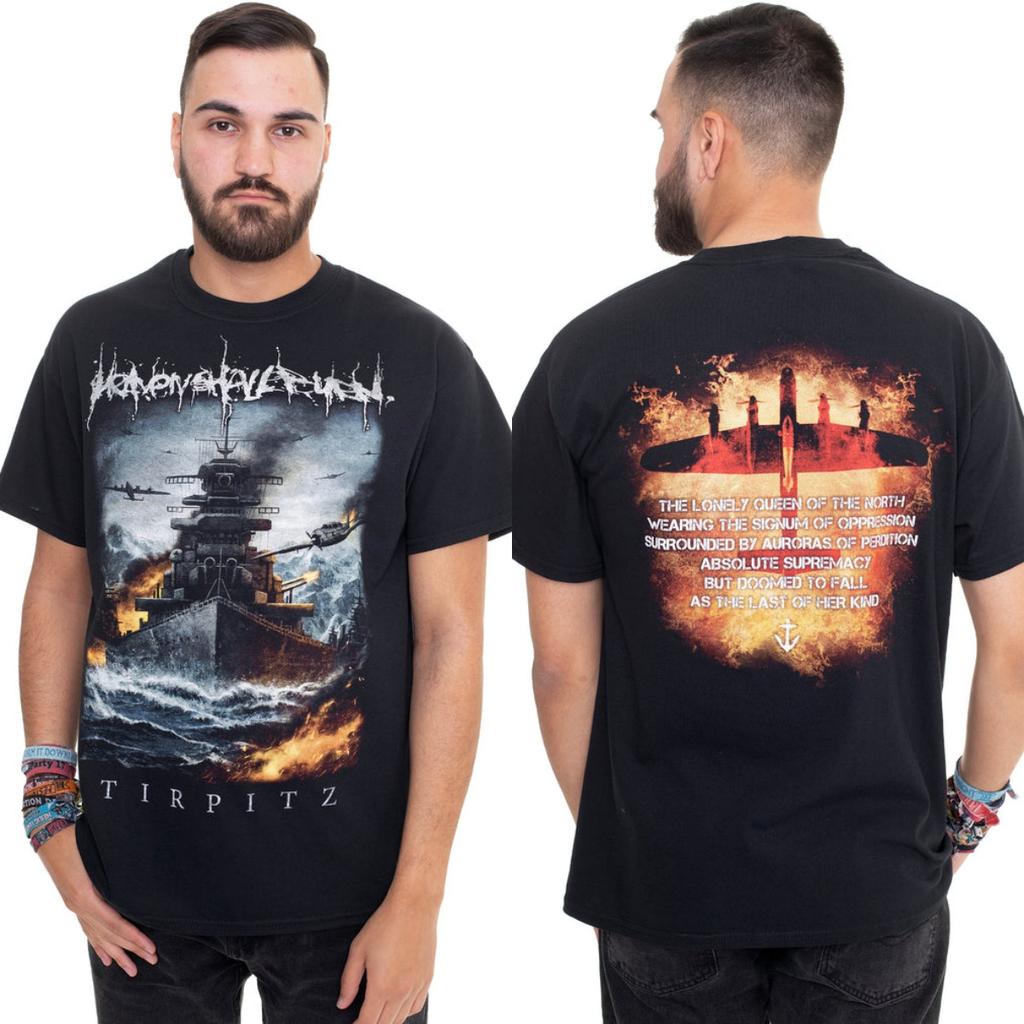 T-shirt in Cotone Grafica Heaven Shall Burn Unisex Estiva Manica Corta Marca di Moda Maglietta Casual di Lusso Vintage