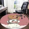 1pc We Bare Bears Friends Office Round Area Rug, Under Office Chairs Bedroom Living Room Home Decor, Room Decoa1022168