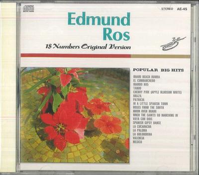 CD EDMUND ROS  Edmund Ros AE45 EYEBIC 1992 Japan World Music Used