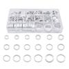 580pcs Aluminum Flat Washer Assortment Tight Seal Washers Versatile Washers Set for Efficient Maintenance Tasks