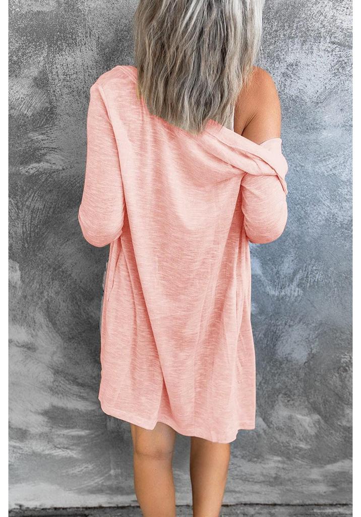 Spring-Summer Women's Long Sleeve Sun Protection Cardigan - Pure Color, Casual, Buttoned