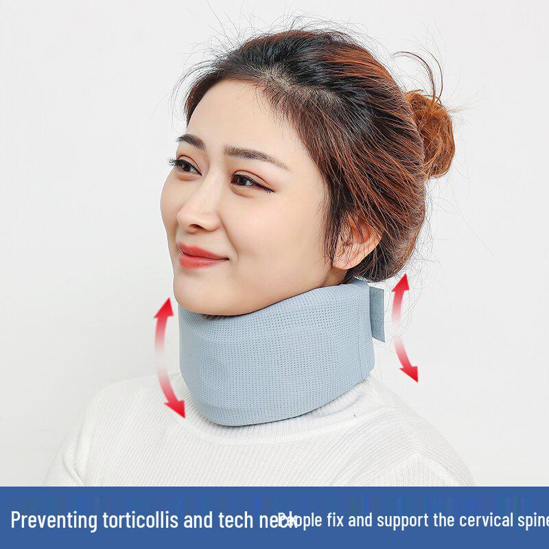 All-Season Ice Silk Neck Support Scarf: Anti-Droop, Thin Style Cervical Spine Corrector