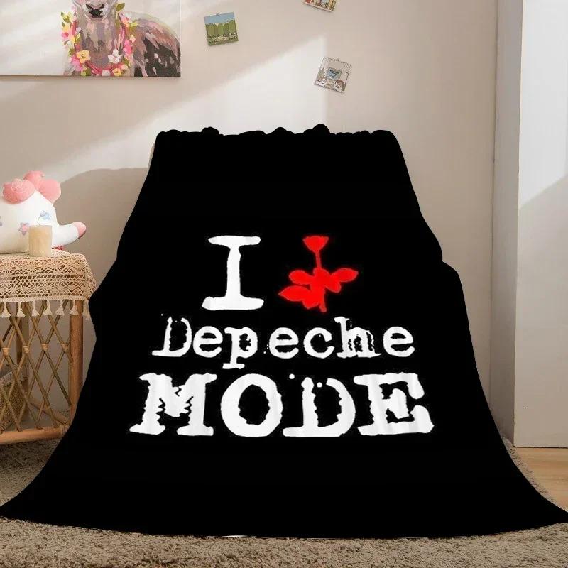 Sofadecken für den Winter A-Depeche A-Mode Maßgefertigte warme Kniebettdecken aus Fleece in King-Size, flauschig und weich, ideal für Camping und als Bettwäsche aus Mikrofaser