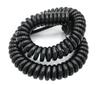 Coiled Power Flex Curl Spring Cord, 3 Cores Electrical Stretch Cable 0.5mm Square 2.5m