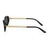 Versace [Available Prescriptions] Tubular Greca Pattern On the Temples, Oval Sunglasses, Women's Black 12145833 O4469-OGB18754_ONUL-Black 54