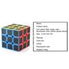 Lefang 3x3 Magic Cube Carbon Fiber Series Pyramid Mirror Skewb Speed Cube Puzzle Toys For Children