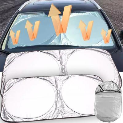 Auto Raam Zonnescherm Hoes Zonnescherm Voorruit Vizier Beschermer Voorruit Opvouwbaar Auto UV Bescherming Gordijn Styling Accessoires
