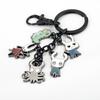 Hollow Knight Metal Characters Keychain The Knight Octopus Grub Hornet Pendant Key Chain For Women Men