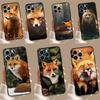 Cute Fox In Autumn Cover For iPhone 13 12 Mini 11 14 15 16 Pro Max XS X XR 7 8 14 15 16 Plus Phone Case
